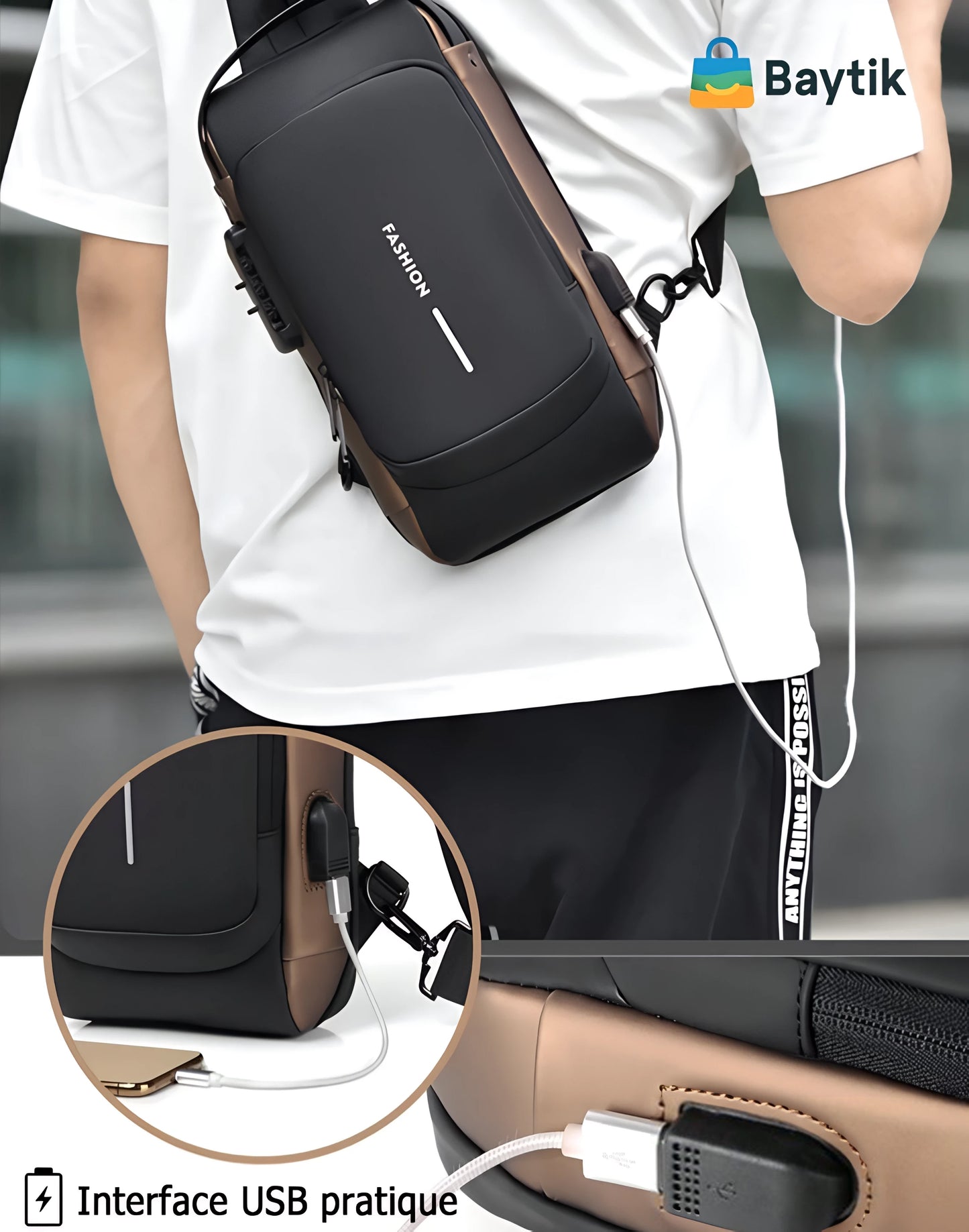 Sac à bandoulière pour hommes